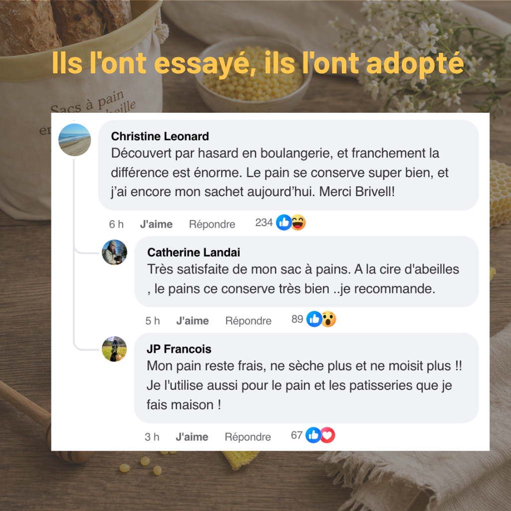 Sacs en cire d'abeille & coton 100 % – Haut de gamme, lavables pour une conservation naturelle